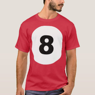 Funny 8 Ball Lazy Kostüm Billiard Männer Kinder Fr T-Shirt