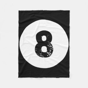 Funny 8 Ball Magic Billiards Pool Lazy Halloween C Fleecedecke