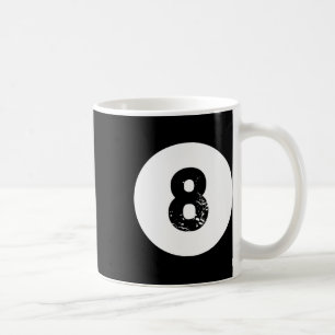 Funny 8 Ball Magic Billiards Pool Lazy Halloween C Kaffeetasse
