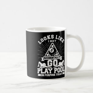 Funny 8 Ball spielen Billard Billard auf Absicht T Kaffeetasse
