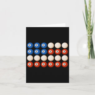 Funny 8-ball US Flagge Retro Patriotic Pool Billia Karte