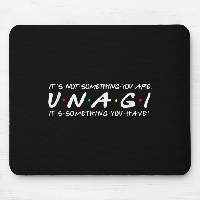 Funny 90er Redewendungen Nostalgie Apparel Unagi M Mousepad (Vorne)
