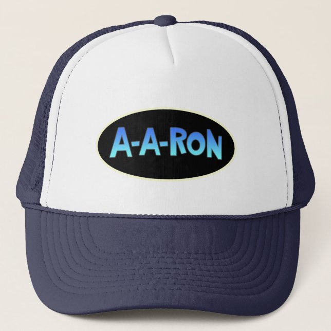 Funny A-A-Ron AARON Truckerkappe (Vorderseite)