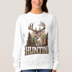 Funny Abandoned Junting Ehefrau Sweatshirt
