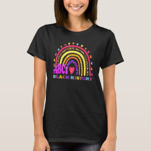 Funny ABCs of Black History Month Pride Frauen Män T-Shirt