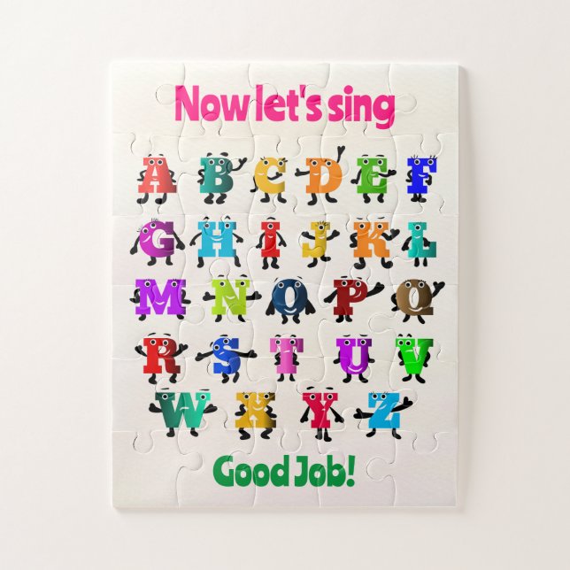 Funny ABC's Puzzle (Vertikal)