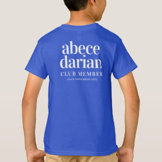 Funny abecedarian Club Mitglied Seit ... T-Shirt