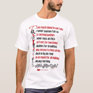 Funny (aber true) Trini Beschreibung 4 T-Shirt