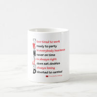 Funny (aber wahr) Trini Tasse