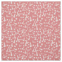 Funny Abracadabra Weißer Text. Korallenrosa Hinter