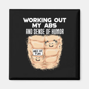 Funny Abs Übung Muskel Gebäude Bodybuilding 1 Magnet
