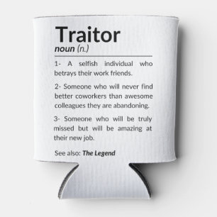 Funny Abschiedsarbeiter, verlassend Arbeitskollege Dosenkühler