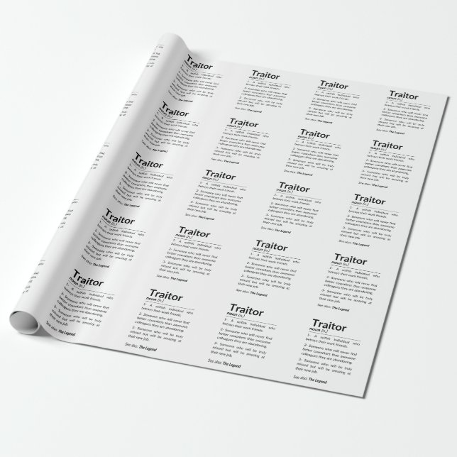 Funny Abschiedsarbeiter, verlassend Arbeitskollege Geschenkpapier (Ungerollt)