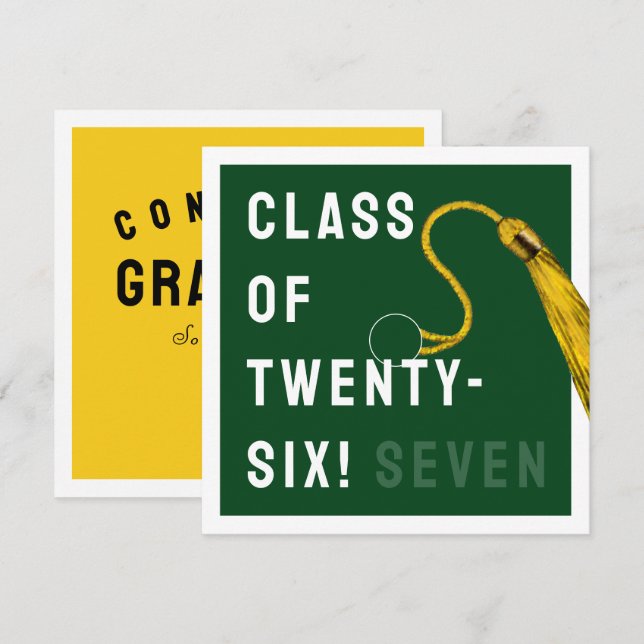 Funny Abschluss 2025 Karte (Vorne/Hinten)