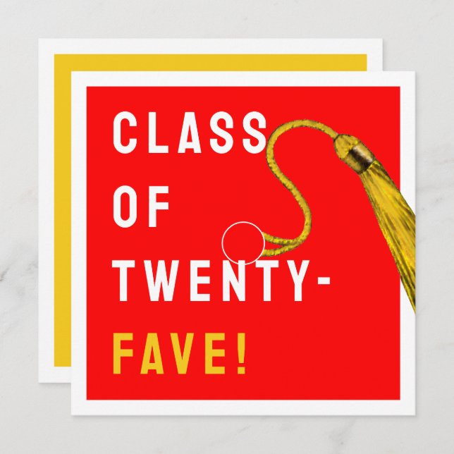 Funny Abschluss 2025 Karte (Vorne/Hinten)