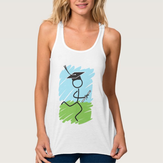 Funny Abschluss Runner © - Cross Country, Track Tank Top (Vorderseite)