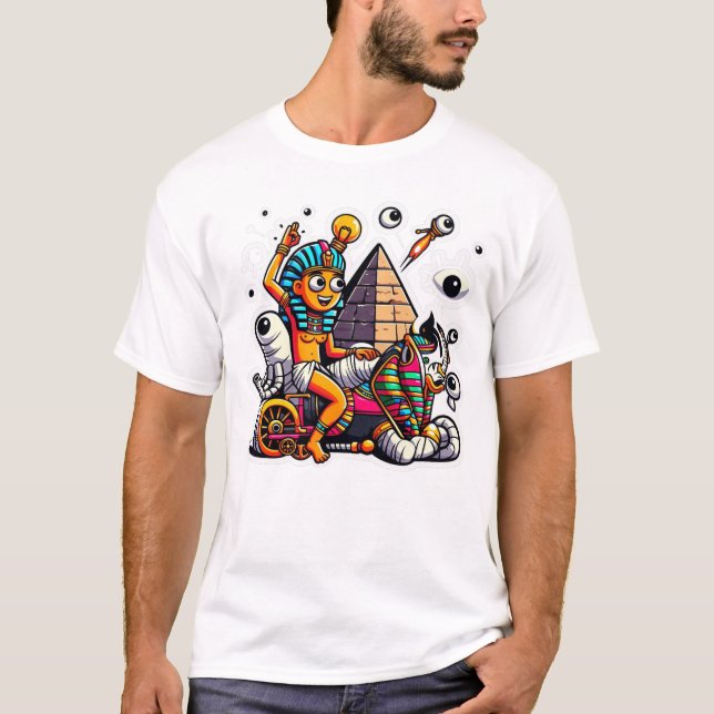 Funny Abstract: #Colorful / (egypt) T-Shirt #8 (Vorderseite)