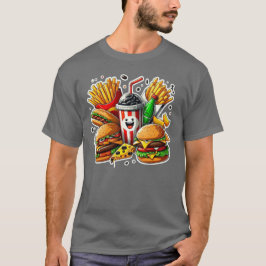 Funny Abstract: #Colorful / (fastfood) T-Shirt #10
