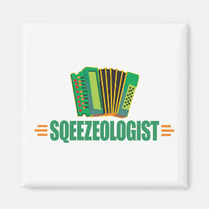 Funny Accordion Magnet