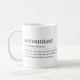 Funny Accountant Definition Geschenk für Buchhalte Kaffeetasse