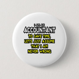 Funny Accountant - Geschenkideen Button