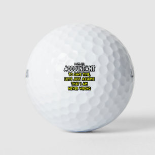 Funny Accountant - Geschenkideen Golfball