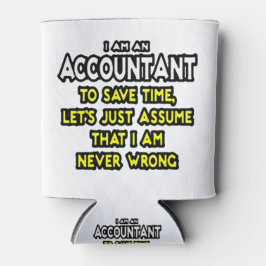 Funny Accountant Gift Ideas Can Cooler Dosenkühler
