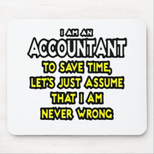 Funny Accountant Gift Ideas Mousepad