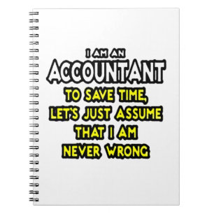 Funny Accountant Gift Ideas Notizblock