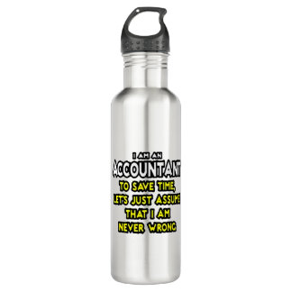 Funny Accountant Gift Ideas Stainless Steel Water Edelstahlflasche