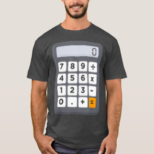 Funny Accountant Halloween Costume Outfit Math Cal T-Shirt