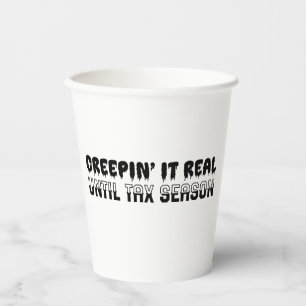 Funny Accountant Halloween - Creepin' It Real Pappbecher