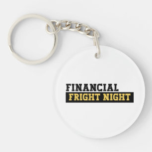 Funny Accountant Halloween - Financial Fright Nigh Schlüsselanhänger