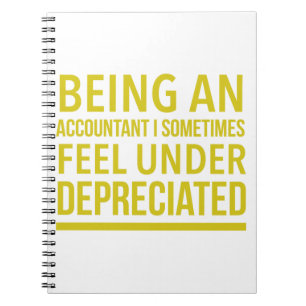 Funny Accountant Pun Notizblock