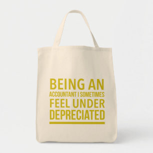 Funny Accountant Pun Tragetasche
