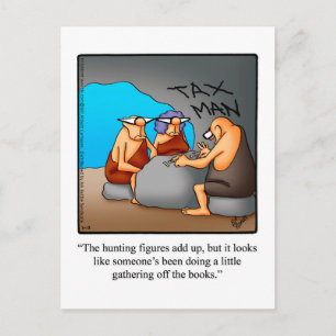 Funny Accountant Spaß Postcard Postkarte