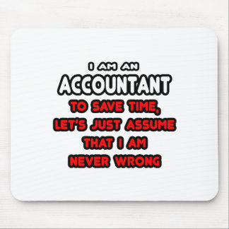 Funny Accountant T - Shirt und Geschenke Mousepad