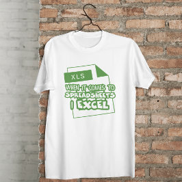 Funny Accountant-Tabellen und hervorragende T-Shirt