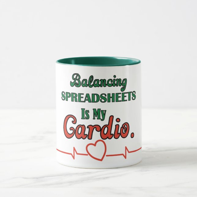 Funny Accountant Zitat Tasse (Zentrum)