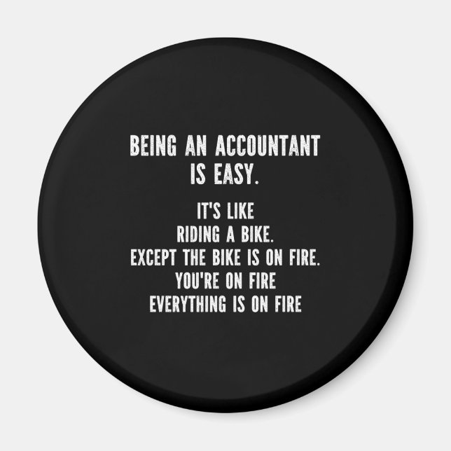 Funny Accountants - Buchhalter sein ist einfach Magnet (Vorne)