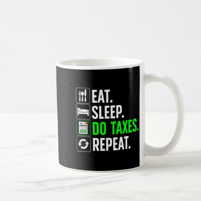 Funny Accounting Art For Men Women Spreadsheets Ac Kaffeetasse (Rechts)