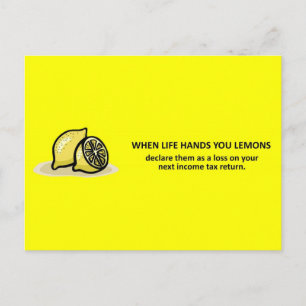 Funny Accounting Income Tax Advisor Postkarte