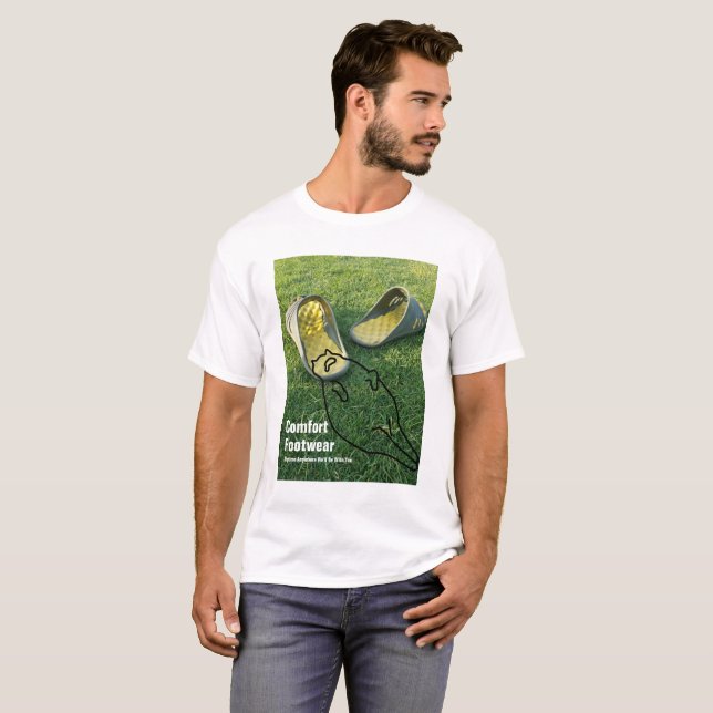 Funny Ad Poster T-Shirt (Vorne ganz)
