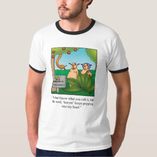 Funny Adam & Eve Spaß Tee Shirt