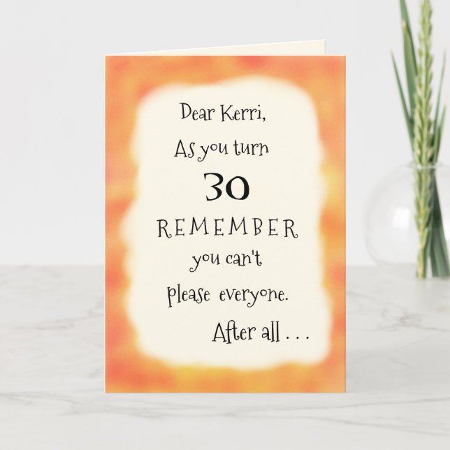 Funny Add Name oder beliebiger alter Pizza Spaß Gr Karte (Vorderseite)