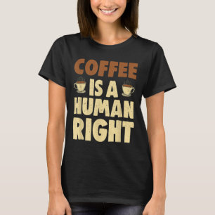 Funny Addicdict Kaffee Zitate Vintager Kaffee ist T-Shirt