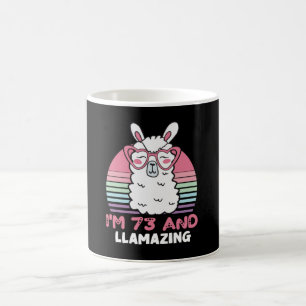 Funny Adorable Llama 73. Geburtstagsgeschenk für F Kaffeetasse