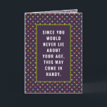 Funny Adult Birthday Card Karte<br><div class="desc">Humorale Geburtstagskarte und Wiedergeburtsurkunde für alle,  die ein neues Leben verdienen. So personalisieren Sie Text bearbeiten,  um Namen und Geburtsdatum hinzuzufügen.</div>