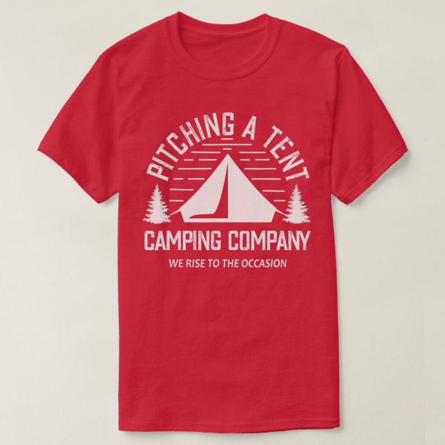Funny Adult Camping Männer Frauen Jucken T-Shirt (Design vorne)