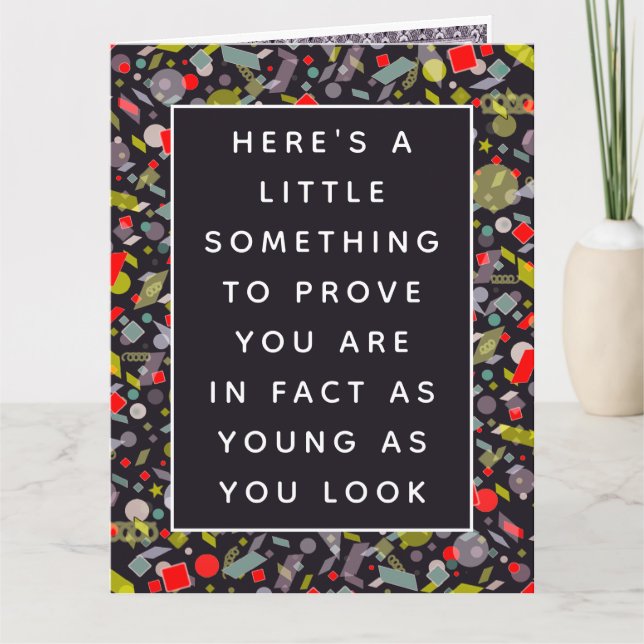 Funny Adult Geburtsurkunde Karte (Vorderseite)